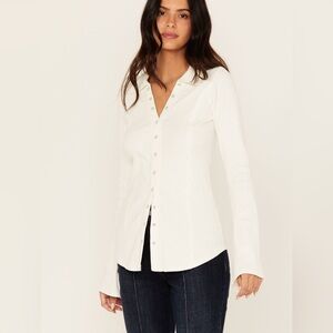 IDYLLWIND Ravenwood, solid, long sleeve snap shirt